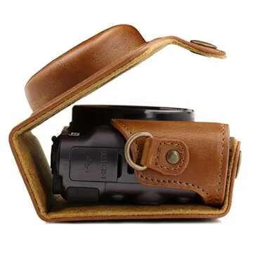 MegaGear Leather Case for Canon PowerShot SX740/SX730