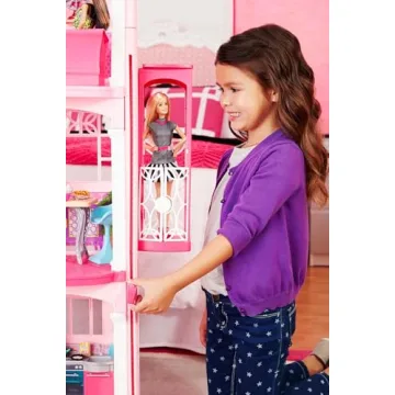 Barbie Dreamhouse With Working Elevator & Accessories!
