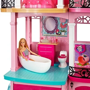 Barbie Dreamhouse With Working Elevator & Accessories!