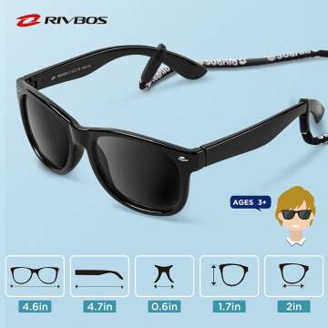 Kids Polarized Sunglasses with UV Protection