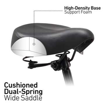 sixthreezero Women's Beach Cruiser Bike with Rear Rack