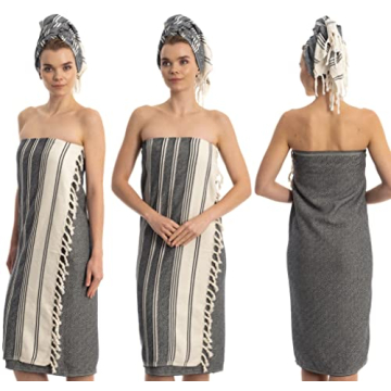 DEMMEX Turkish Beach Towels- 100% Organic Cotton & Quick Dry