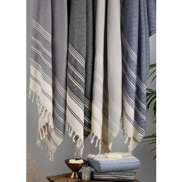 DEMMEX Turkish Beach Towels- 100% Organic Cotton & Quick Dry