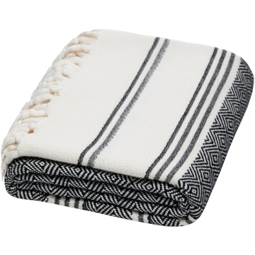 DEMMEX Turkish Beach Towels- 100% Organic Cotton & Quick Dry