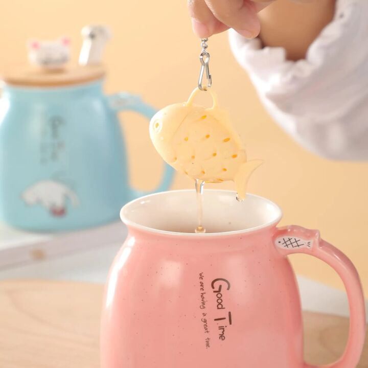 Cute Cat Mug Set with Kitty Lid, Spoon & Coaster