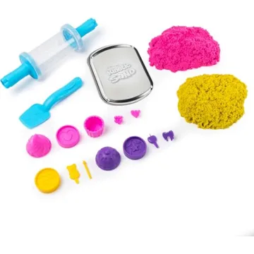 Kinetic Sand Bake Shoppe Playset with 16 Tools and Molds