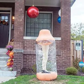 Costume Agent Inflatable Indoor and Outdoor Christmas Decoration - Leg Lamp - 6 feet - Christmas Inflatables - Vacation Inflatable