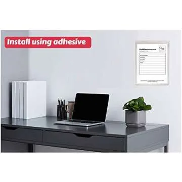 1InTheOffice Job Ticket Holders, 9" x 12", Clear, 10/Pack