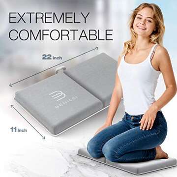 Comfortable Bath Kneeler for Easy Baby Bathing Support