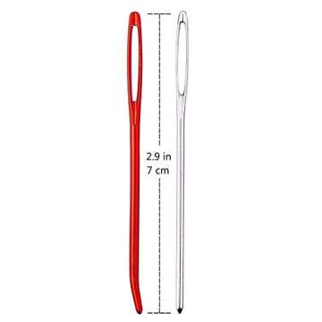 Size 6.5mm 7.0mm 8.0mm 9.0mm 10.0mm Crochet Hooks Set Ergonomic Grip Soft Handles Aluminum Crochet Hook Size K L M N/P in Case