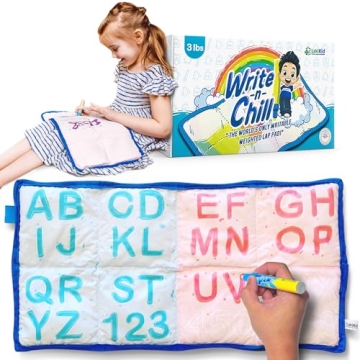 LakiKid Writable Weighted Lap Pad for Toddlers | 3lbs