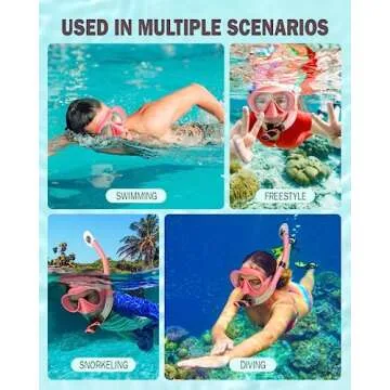 Snorkel Mask for Adults | Anti-Fog Diving Gear