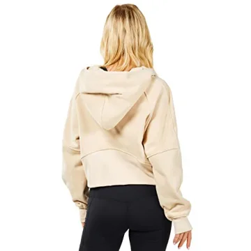 XWEAIJ Women's Fleece-Lined Half Zip Hoodie 2024