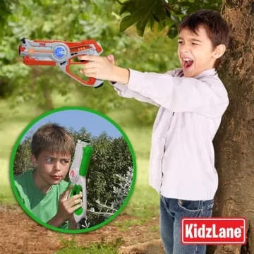 Kidzlane Laser Tag Blasters Set - Fun Multi-Color Guns for Kids