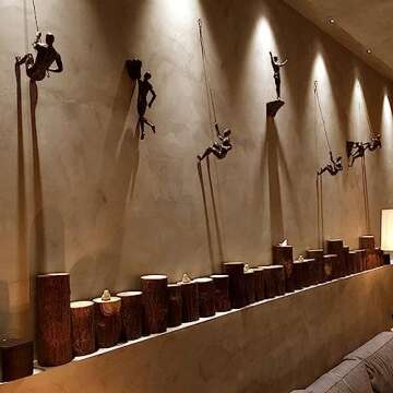 MODIRNATION Alpinist Modern Hanging Wall Decor Figurine