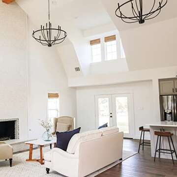 HomePlace Lighting 428501MB Greyson Urban/Industrial Vine-Style Round Chandelier, 12-Light 720 Total...