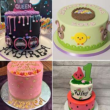 Alphabet Stamps Cake Decorating Set for Creative Baking