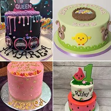 Alphabet Stamps Cake Decorating Set for Creative Baking