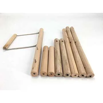 MINORPET Bird Playpen - Natural Wood Playground for Parrots