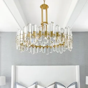 Crystorama Bolton 12 Light Aged Brass Chandelier for Modern Homes