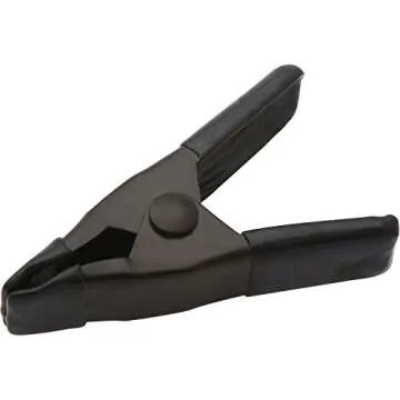 Online Best Service 100 pcs. 2" Inch Spring Metal Clamps wholesale Bulk - All Black