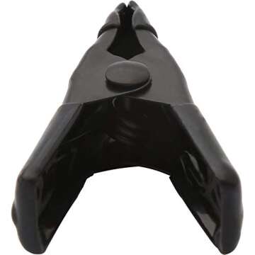 Online Best Service 100 pcs. 2" Inch Spring Metal Clamps wholesale Bulk - All Black