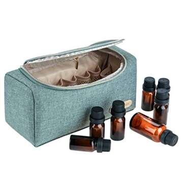 Premium Essential Oil Case for 14 Bottles - Travel Friendly