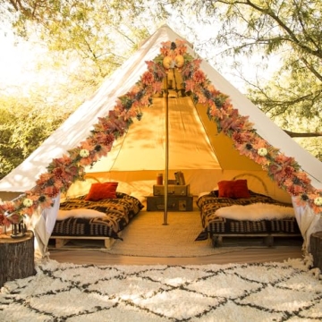 22 Inch Fall Wreath & 6FT Garland for Autumn Decor