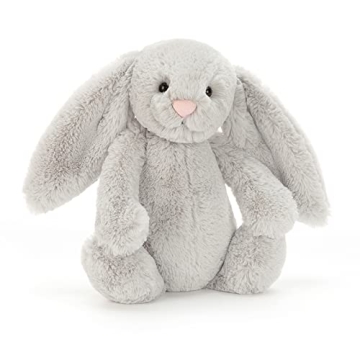 Jellycat Bashful Grey Bunny Stuffed Animal for All Ages