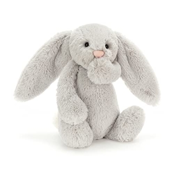 Jellycat Bashful Grey Bunny Stuffed Animal for All Ages