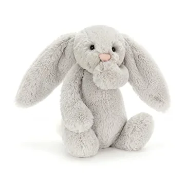 Jellycat Bashful Grey Bunny Stuffed Animal for All Ages