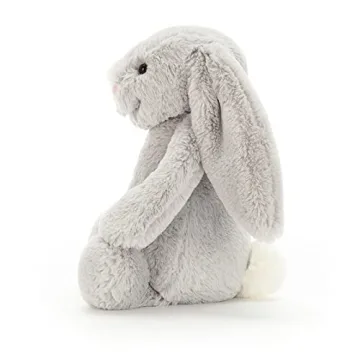 Jellycat Bashful Grey Bunny Stuffed Animal for All Ages