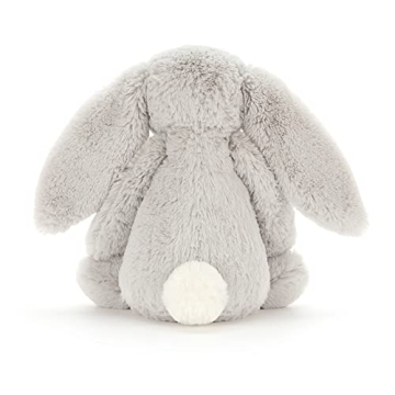 Jellycat Bashful Grey Bunny Stuffed Animal for All Ages