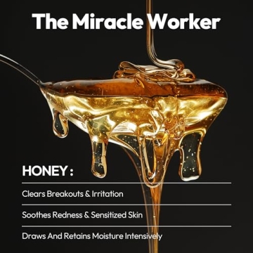 LAPCOS Honey Sheet Mask - Hydrating Facial Care 5-Pack