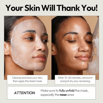 LAPCOS Honey Sheet Mask - Hydrating Facial Care 5-Pack