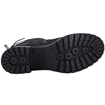 GLOBALWIN Women's Trendy Chunky Heel Knee High Boots