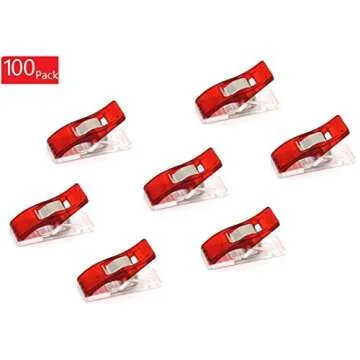 iExcell 100 Craft Clips for Sewing and Quilting