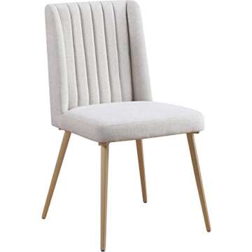 Meridian Eleanor Contemporary Dining Chair Set of 2