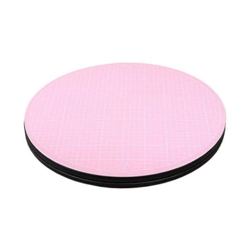 Sue Daley Pink 10" Rotating Cutting Mat for Crafting