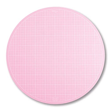 Sue Daley Pink 10" Rotating Cutting Mat for Crafting