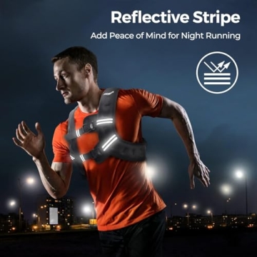 PACEARTH Adjustable Weighted Vest for Enhanced Workouts