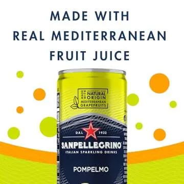 Sanpellegrino Sparkling Pompelmo - Refreshing Grapefruit Drink