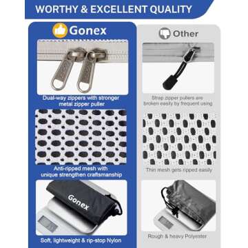 Gonex Compression Packing Cubes Stylish Floral Organizers