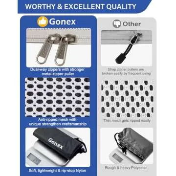 Gonex Compression Packing Cubes Stylish Floral Organizers