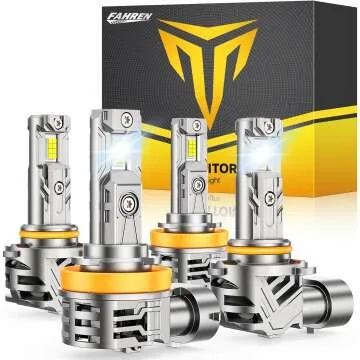 FAHREN 2024 H11 H9 H8 9005 Bulbs Combo - 50000LM