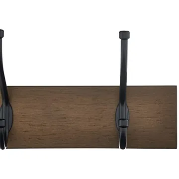 Stylish Amazon Basics Wall-Mounted Coat Rack with 5 Hooks