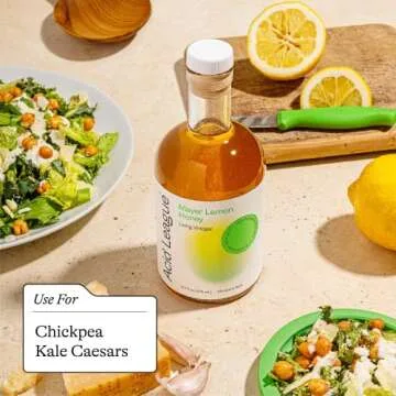 Acid League Vinegar Meyer Lemon Honey Living Vinegar, 12.7 Fl Oz