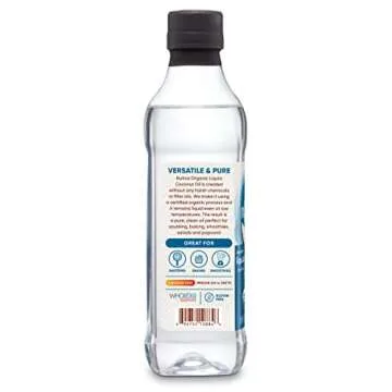 Nutiva Organic Liquid Coconut Oil for Cooking and Skin Care