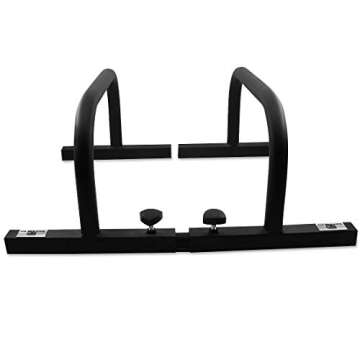 Garage Fit Steel Parallettes for Gymnastics, Handstand Planche Bars, Push up Stand, P Bar, L Bar