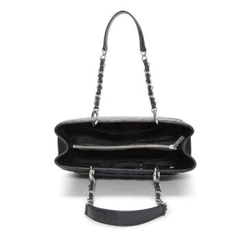 Chanel Black Quilted Caviar Grand Shopping Tote for Sale